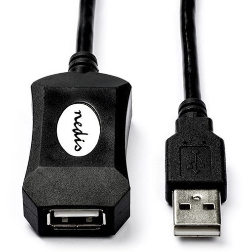 Εικόνα της Καλώδιο Προέκτασης Nedis Active USB-A Male to USB-A Female 20m Black CCGL60EXTBK200