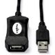 Εικόνα της Καλώδιο Προέκτασης Nedis Active USB-A Male to USB-A Female 20m Black CCGL60EXTBK200