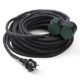 Εικόνα της Καλώδιο Προέκτασης Perel Type E/F to 2x Type F IP44 10m Black