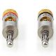 Εικόνα της Nedis Σετ Βύσματα Banana 3.0mm Gold-Plated 2τμχ Silver CATB26900GD
