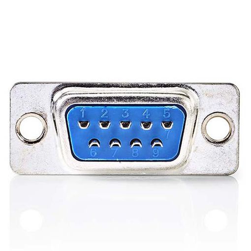 Εικόνα της Connector Nedis D-Sub 9-pin Female Nickel-Plated Silver CCGB52801ME