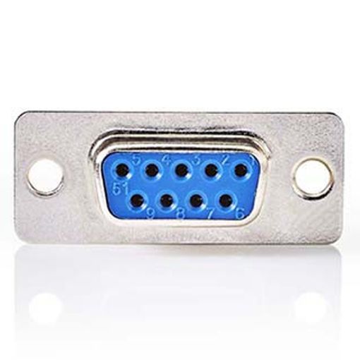 Εικόνα της Connector Nedis D-Sub 9-pin Female Nickel-Plated Silver CCGB52801ME