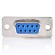 Εικόνα της Connector Nedis D-Sub 9-pin Female Nickel-Plated Silver CCGB52801ME
