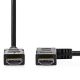 Εικόνα της Καλώδιο Nedis Angled HDMI Male to HDMI Male 4K 30Hz Gold-Plated 1.5m Black CVGP34260BK15