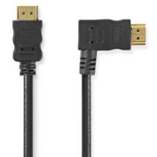 Εικόνα της Καλώδιο Nedis Angled HDMI Male to HDMI Male 4K 30Hz Gold-Plated 1.5m Black CVGP34260BK15