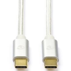 Εικόνα της Καλώδιο Nedis USB-C to USB-C 1m 100W Black CCTB60800AL10