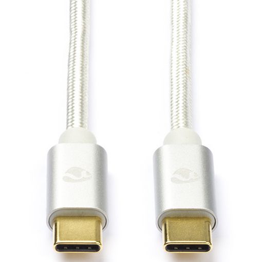 Εικόνα της Καλώδιο Nedis USB-C to USB-C 1m 100W Black CCTB60800AL10