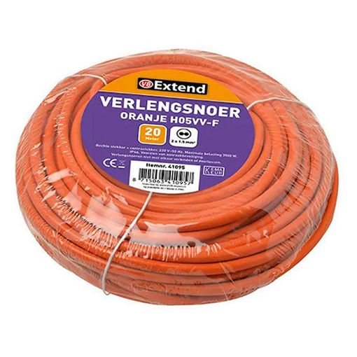 Εικόνα της Καλώδιο Προέκτασης ProCable 2x1.5mm² IP44 20m Orange