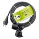 Εικόνα της Καλώδιο Προέκτασης Goobay 3x1.5mm² με 2x Type F IP44 10m Black 65435