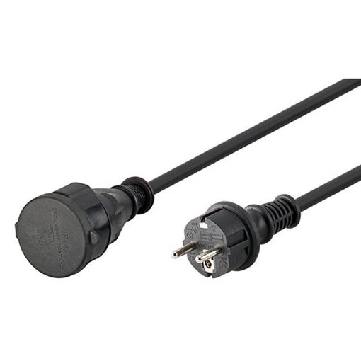 Εικόνα της Καλώδιο Προέκτασης Goobay 3x1.5mm² IP44 25m Black 44841