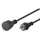 Εικόνα της Καλώδιο Προέκτασης Goobay 3x1.5mm² IP44 25m Black 44841