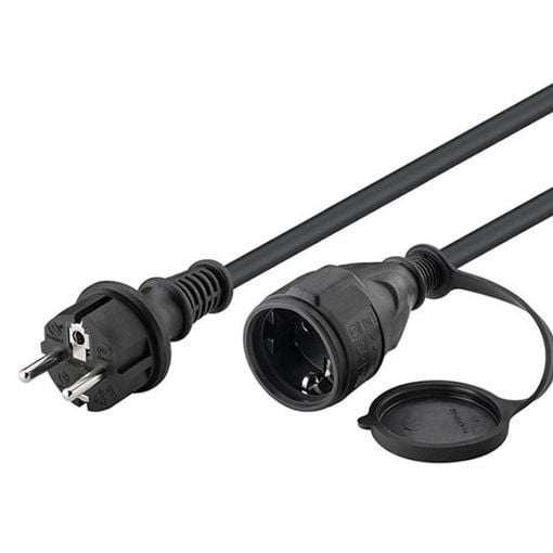 Εικόνα της Καλώδιο Προέκτασης Goobay 3x1.5mm² IP44 25m Black 44841