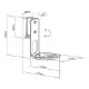Εικόνα της Wall Mount Nedis for Sonos Era 100 Black SPMT5800BK