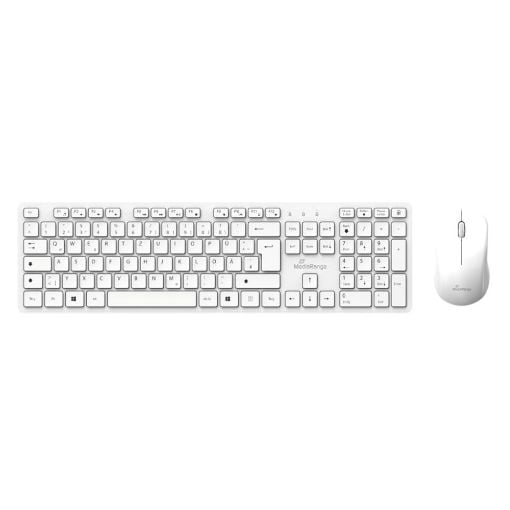 Εικόνα της Πληκτρολόγιο-Ποντίκι MediaRange Wireless (GR) White MROS278-GR