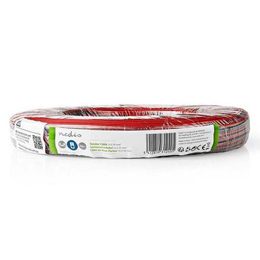 Εικόνα της Καλώδιο Ηχείου Nedis 2x0.35mm² 100m Black/Red CAGW0350BK1000