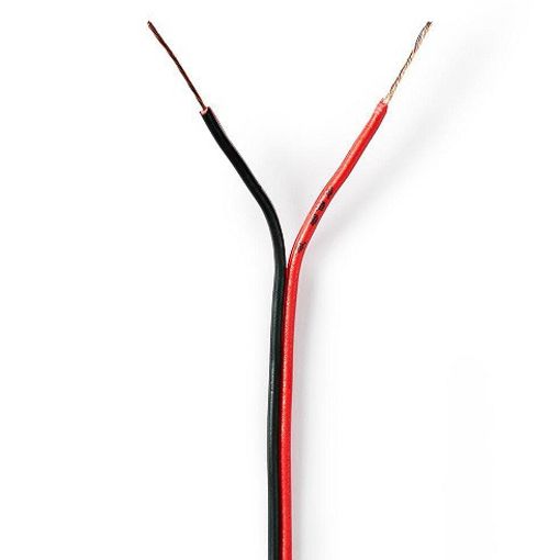 Εικόνα της Καλώδιο Ηχείου Nedis 2x0.35mm² 100m Black/Red CAGW0350BK1000