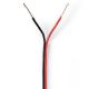 Εικόνα της Καλώδιο Ηχείου Nedis 2x0.35mm² 100m Black/Red CAGW0350BK1000