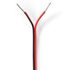 Εικόνα της Καλώδιο Ηχείου Nedis 2x0.5mm² 100m Black/Red CAGW0500BK1000
