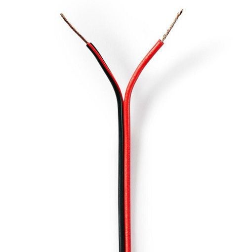 Εικόνα της Καλώδιο Ηχείου Nedis 2x0.5mm² 100m Black/Red CAGW0500BK1000