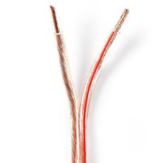 Εικόνα της Καλώδιο Ηχείου Nedis 2x4mm² σε Καρούλι 15m Transparent CABR4000TR150