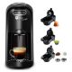 Εικόνα της Μηχανή Espresso HomeVero 3-in-1 για Αλεσμένο Καφέ & Κάψουλες 700ml 1400W Black HV-CMB1400