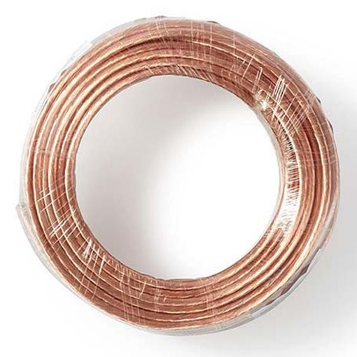 Εικόνα της Καλώδιο Ηχείου Nedis 2x4mm² Flexible 15m Transparent CAGW4000TR150