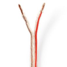 Εικόνα της Καλώδιο Ηχείου Nedis 2x4mm² Flexible 15m Transparent CAGW4000TR150