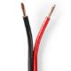 Εικόνα της Καλώδιο Ηχείου Nedis 2x2.5mm² 25m Black/Red CAGW2500BK250