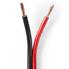 Εικόνα της Καλώδιο Ηχείου Nedis 2x2.5mm² 100m Black/Red CAGW2500BK1000