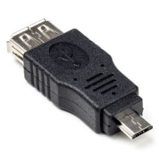Εικόνα της Adapter Nedis Micro-USB Male to USB-A Female Black CCGB60901BK