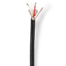 Εικόνα της Καλώδιο Μικροφώνου Nedis 2x0.35mm² 100m Black CABR1535BK1000