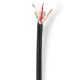 Εικόνα της Καλώδιο Μικροφώνου Nedis 2x0.35mm² 100m Black CABR1535BK1000