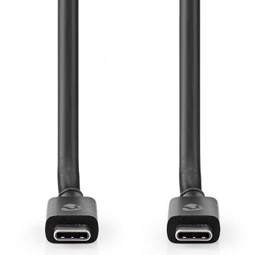 Εικόνα της Καλώδιο Nedis USB-C to USB-C 4.0 Gen 3x2 1m 240W Black CCGB66040BK10