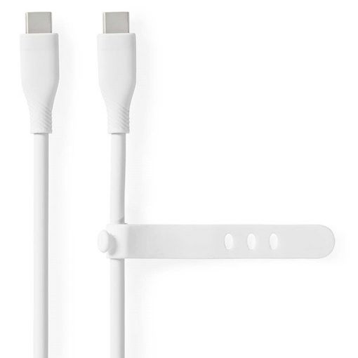 Εικόνα της Καλώδιο Nedis USB-C to USB-C 2.0 1.5m 60W Black CCGB60820WT15