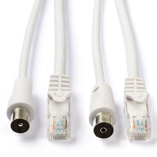 Εικόνα της Καλώδιο Ομοαξονικό - Δικτύου Nedis 3m White CSGB4500WT30