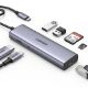 Εικόνα της Docking Station Ugreen CM512 7in1 USB-C 4K 60Hz 100W Gray 60515