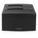 Εικόνα της Clone & Docking Station Nedis για 2 Δίσκους SATA 2.5" / 3.5" USB 3.2 Gen1 Black HDDUDB3210BK