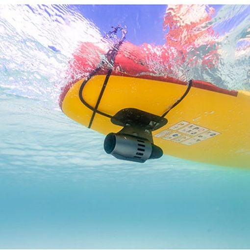 Εικόνα της Φουσκωτή Σανίδα iSUP Aqua Marina Fusion Combo με Αποσπώμενο Ηλεκτρικό Πτερύγιο BlueDrive S 330x81x15cm Πορτοκαλί BT-23FUPFS