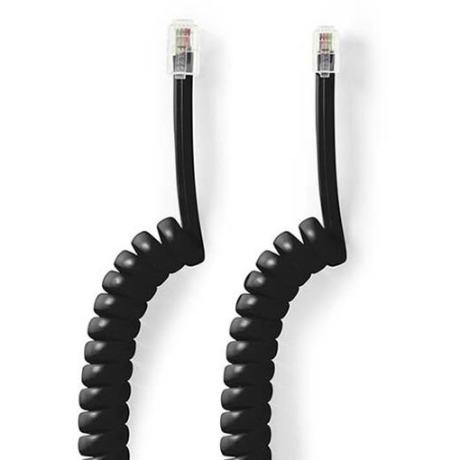 Εικόνα της Καλώδιο Nedis RJ10 Male to RJ10 Male 2m Black TCGB90100BK20