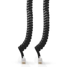 Εικόνα της Καλώδιο Nedis RJ10 Male to RJ10 Male 2m Black TCGB90100BK20