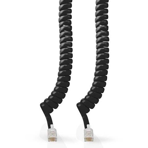 Εικόνα της Καλώδιο Nedis RJ10 Male to RJ10 Male 2m Black TCGB90100BK20