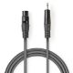 Εικόνα της Καλώδιο Nedis XLR 3-Pin Male to 3.5mm Male 1.5m Grey COTH15300GY15
