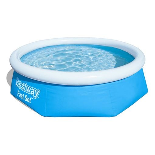 Εικόνα της Παιδική Πισίνα Bestway Fast Set Φουσκωτή 244 x 66 cm Μπλε/Λευκή 57268
