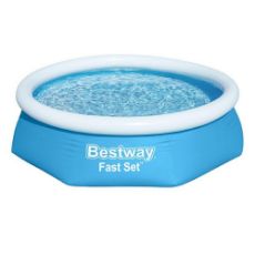 Εικόνα της Παιδική Πισίνα Bestway Fast Set Φουσκωτή 244 x 66 cm Μπλε/Λευκή 57268