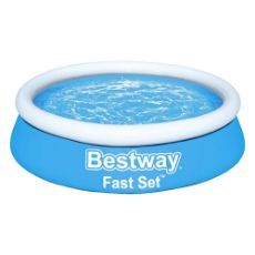 Εικόνα της Παιδική Πισίνα Bestway Fast Set Φουσκωτή 183 x 51 cm Μπλε/Λευκή 57392