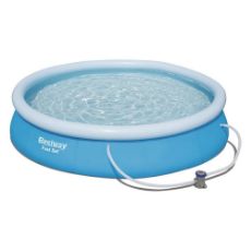 Εικόνα της Πισίνα Bestway Fast Set Φουσκωτή 366 x 76 cm Μπλε/Λευκή 57274