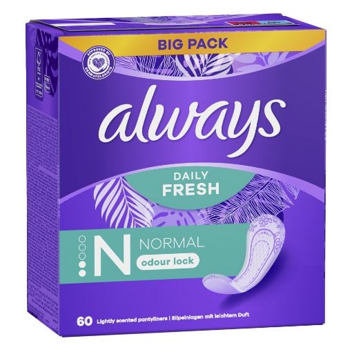 Εικόνα της Σερβιετάκια Always Daily Fresh Normal 60τμχ