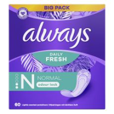 Εικόνα της Σερβιετάκια Always Daily Fresh Normal 60τμχ