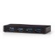 Εικόνα της USB Hub Nedis 4 Port USB-A 3.2 Gen 1 Black UHUBU3420BK