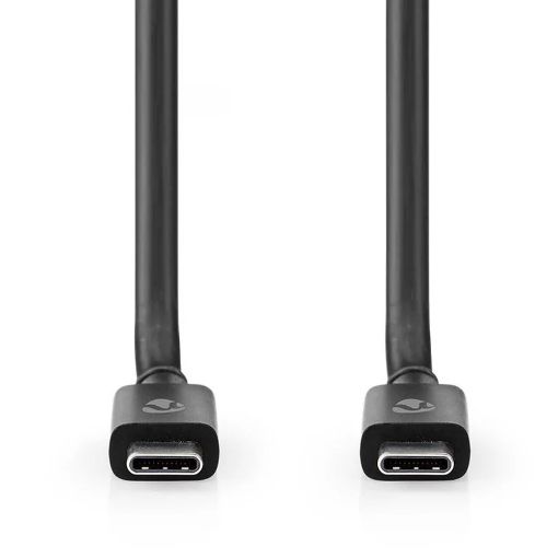Εικόνα της Καλώδιο Nedis USB-C to USB-C 4.0 Gen 2x2 2m 240W Black CCGB66020BK20